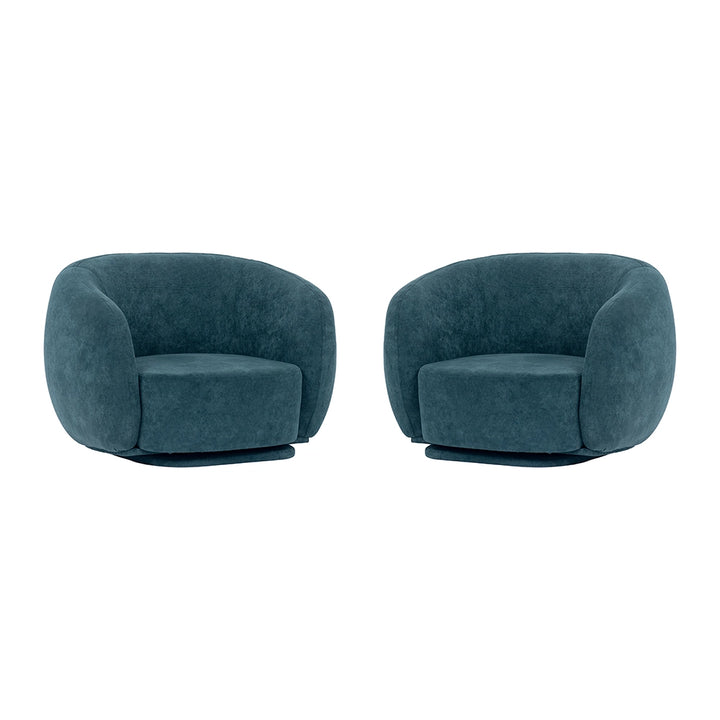 Bella Accent Chair Set (Revolving)