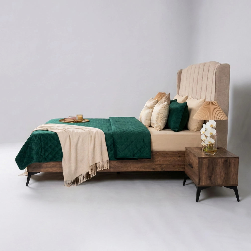 Amador Bed with Side Tables