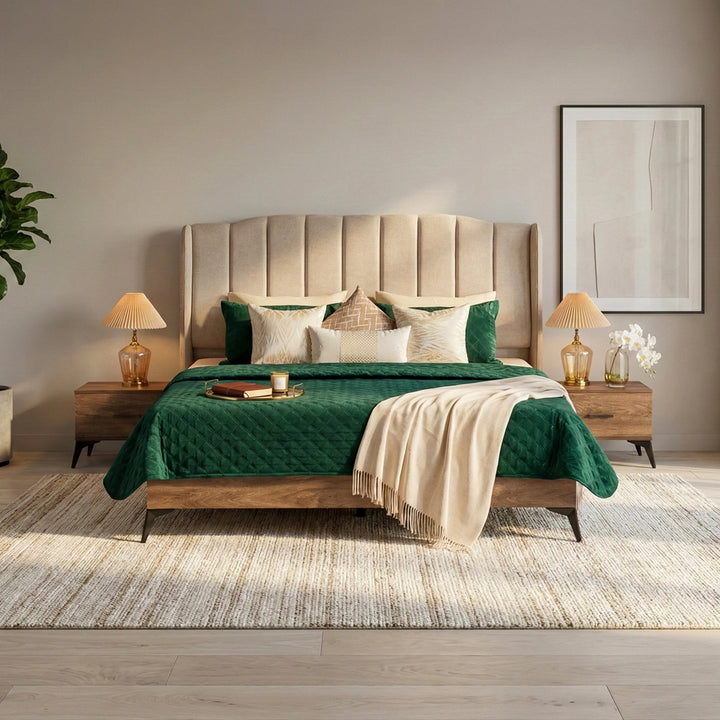 Amador Bed with Side Tables