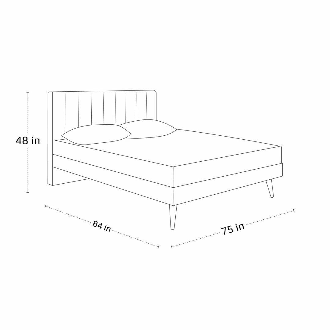 Andore Double Bed with Side Tables