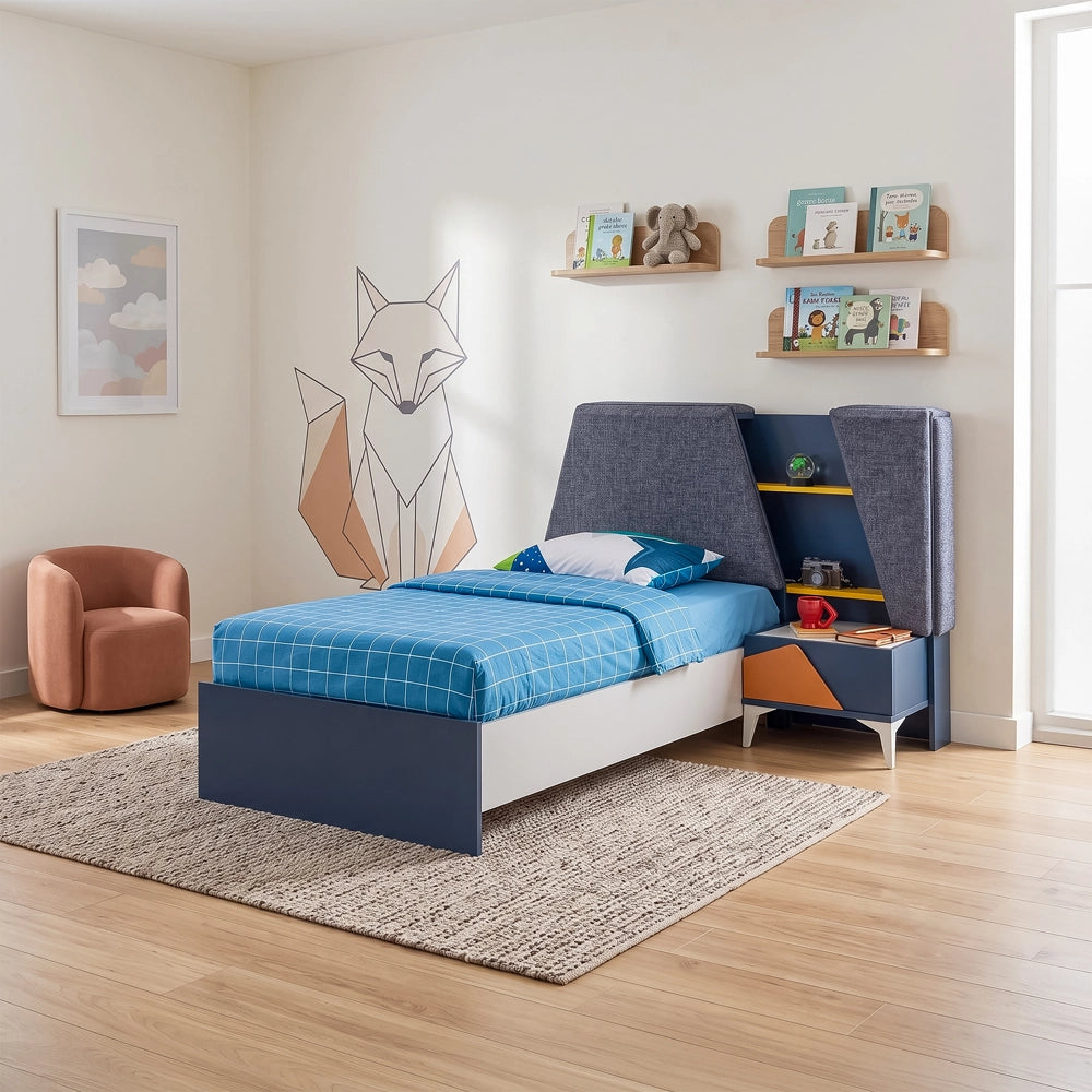 Archie Single Bed with Side Table