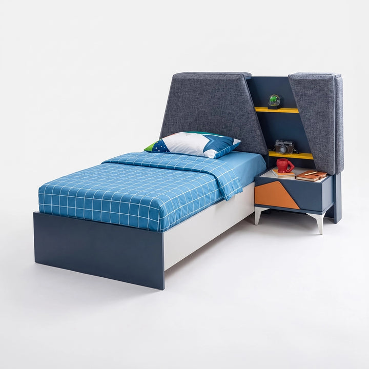 Archie Single Bed with Side Table
