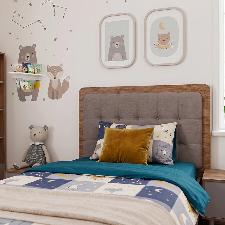 Burak Single Bed with Side Table
