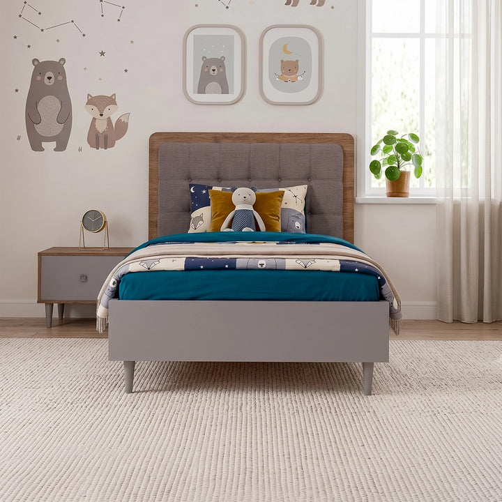 Burak Single Bed with Side Table
