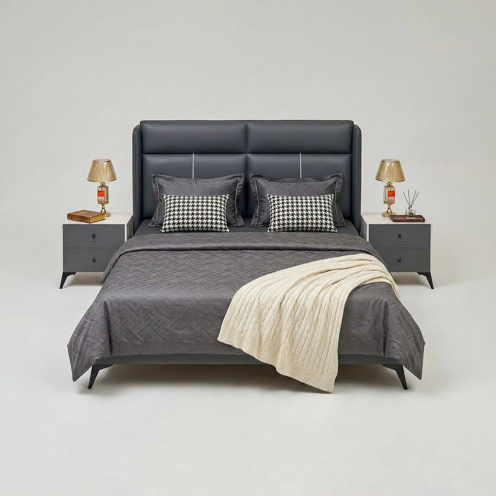 Carter Double Bed with Side Tables
