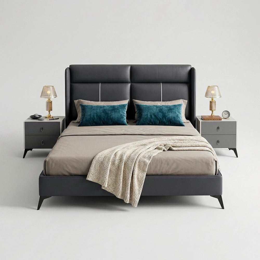 Carter Double Bed with Side Tables