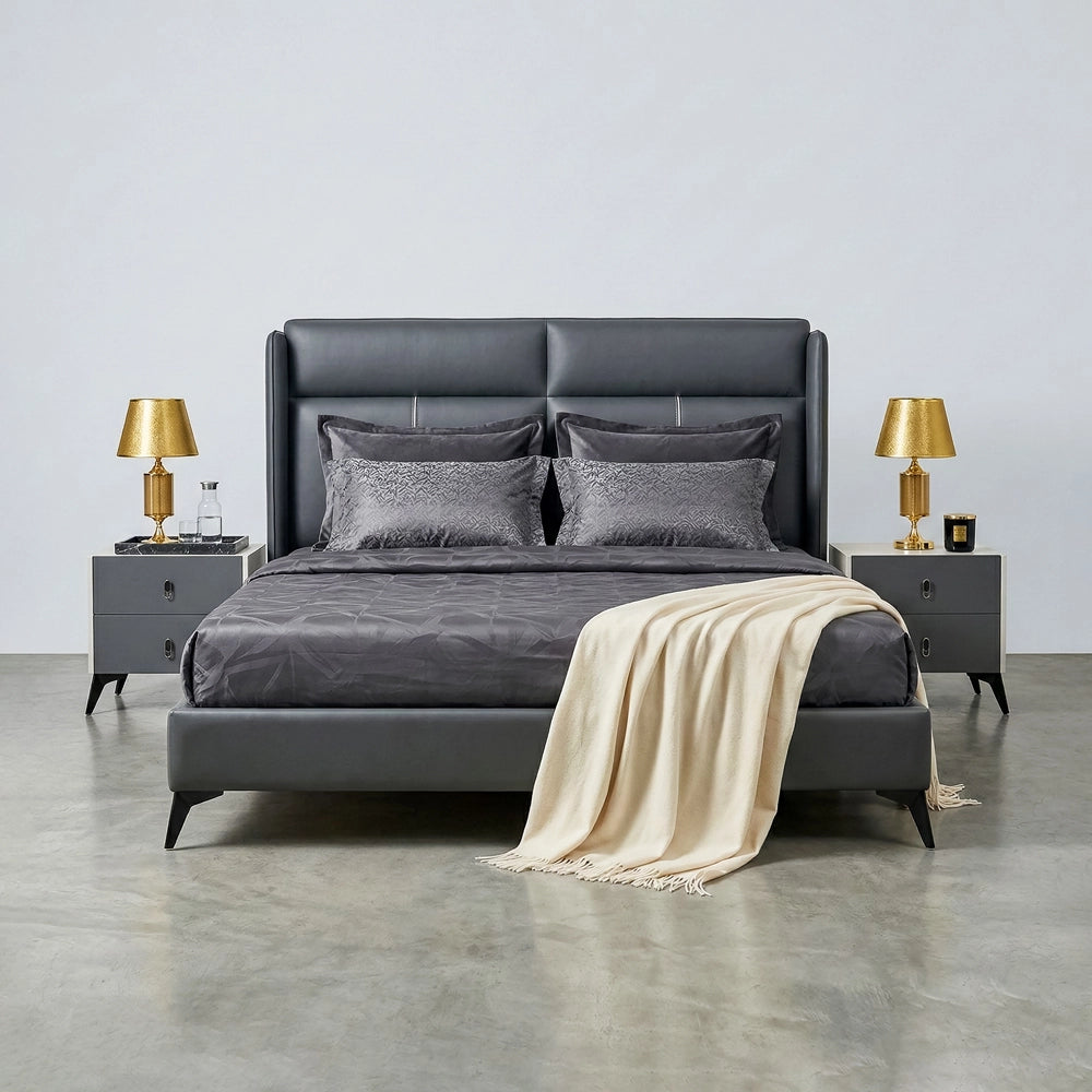 Carter Double Bed with Side Tables