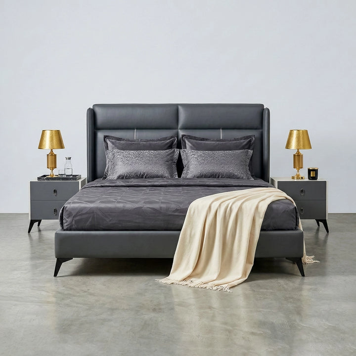 Carter Double Bed with Side Tables