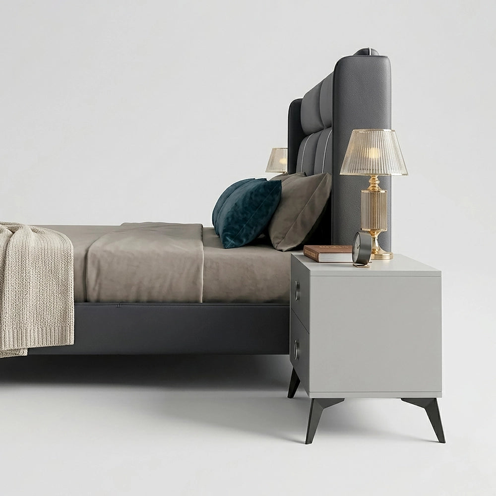 Carter Double Bed with Side Tables