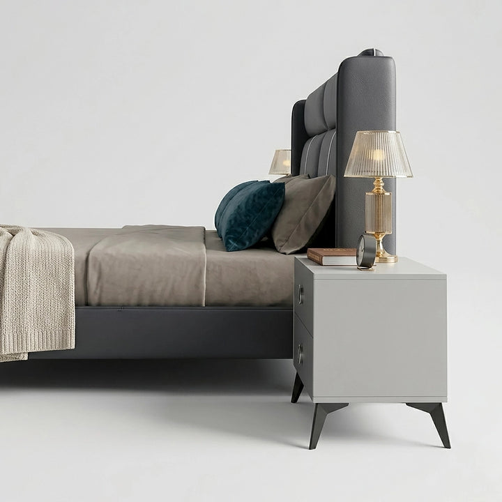 Carter Double Bed with Side Tables