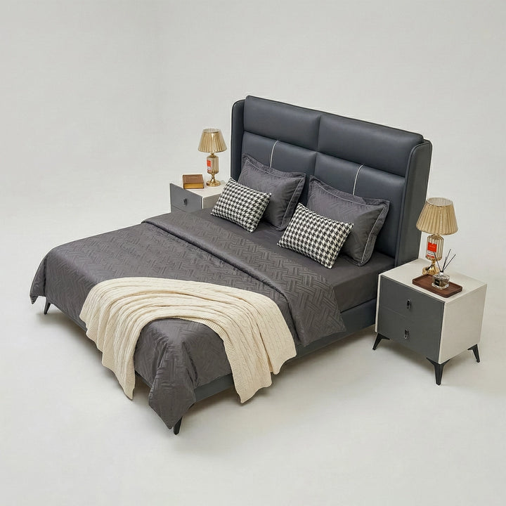 Carter Double Bed with Side Tables