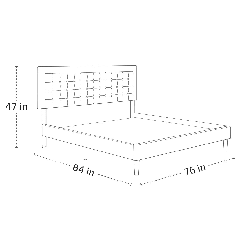 Edwin Double Bed with Side Tables