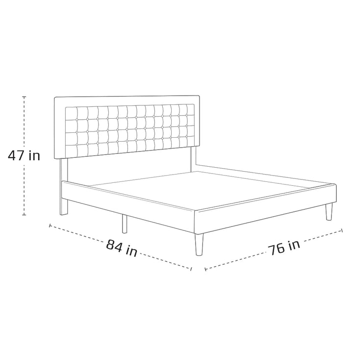 Edwin Double Bed with Side Tables