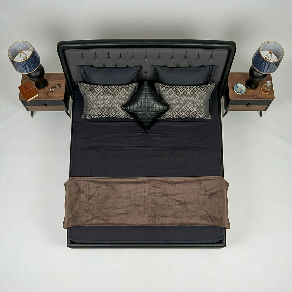 Emir Bed with Side Tables