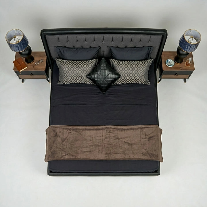 Emir Bed with Side Tables