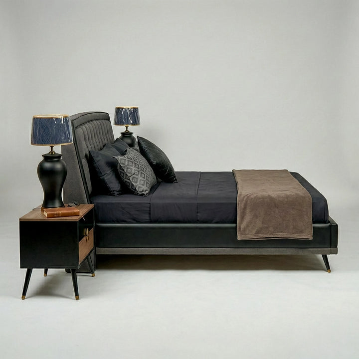 Emir Bed with Side Tables