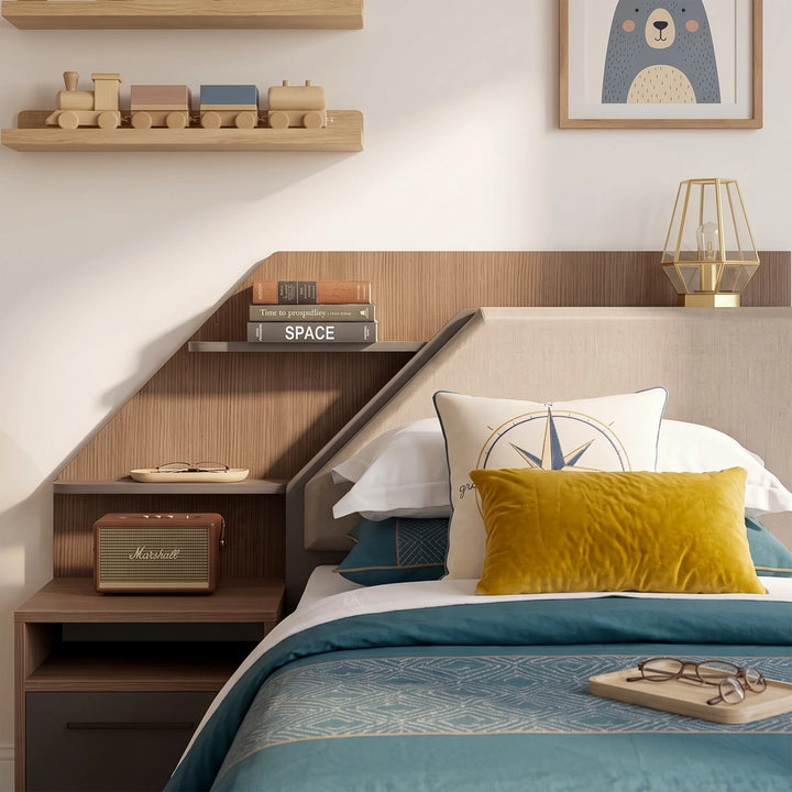 Harper Single Bed with Side Table