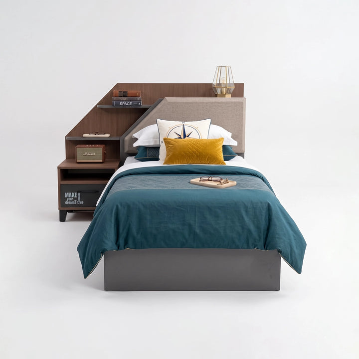 Harper Single Bed with Side Table