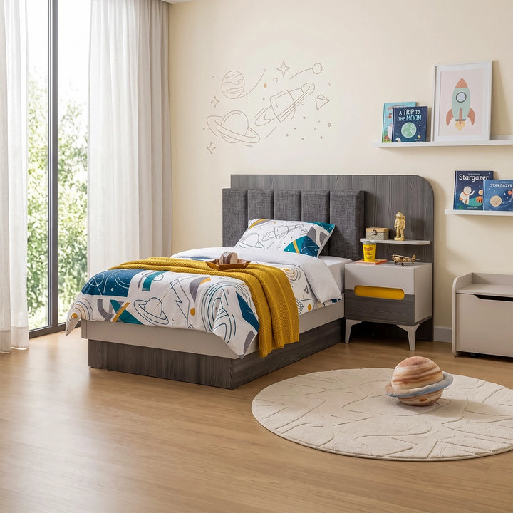 Hazel Single Bed with Side Table