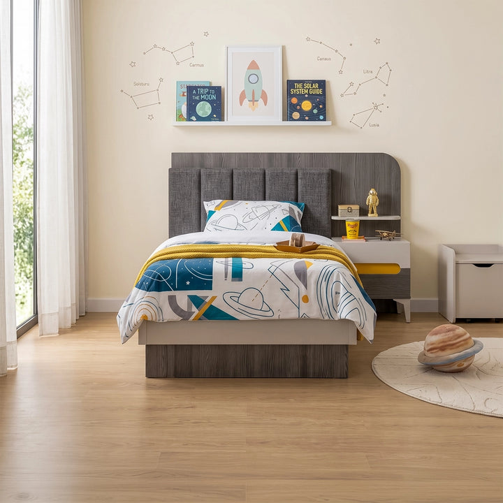 Hazel Single Bed with Side Table