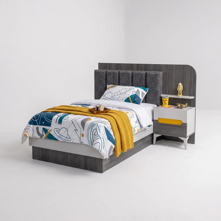 Hazel Single Bed with Side Table
