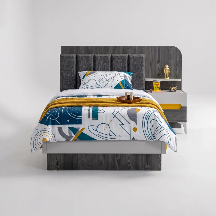 Hazel Single Bed with Side Table