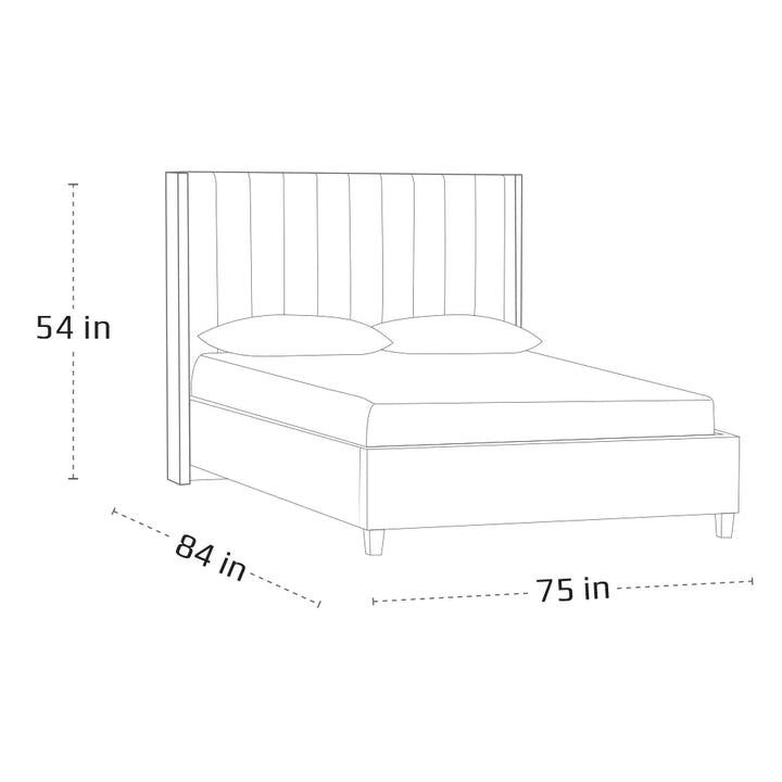 Kent Double Bed with Side Tables