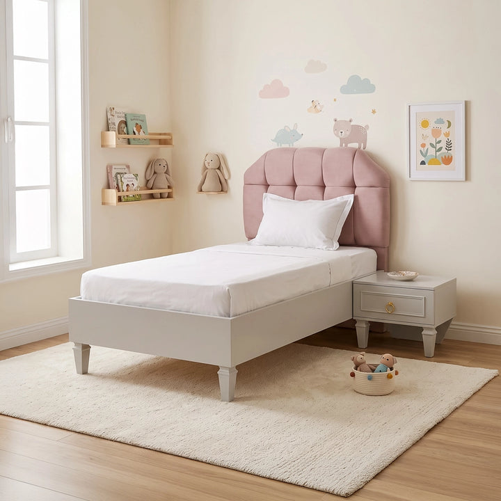 Lily Single Bed with Side Table