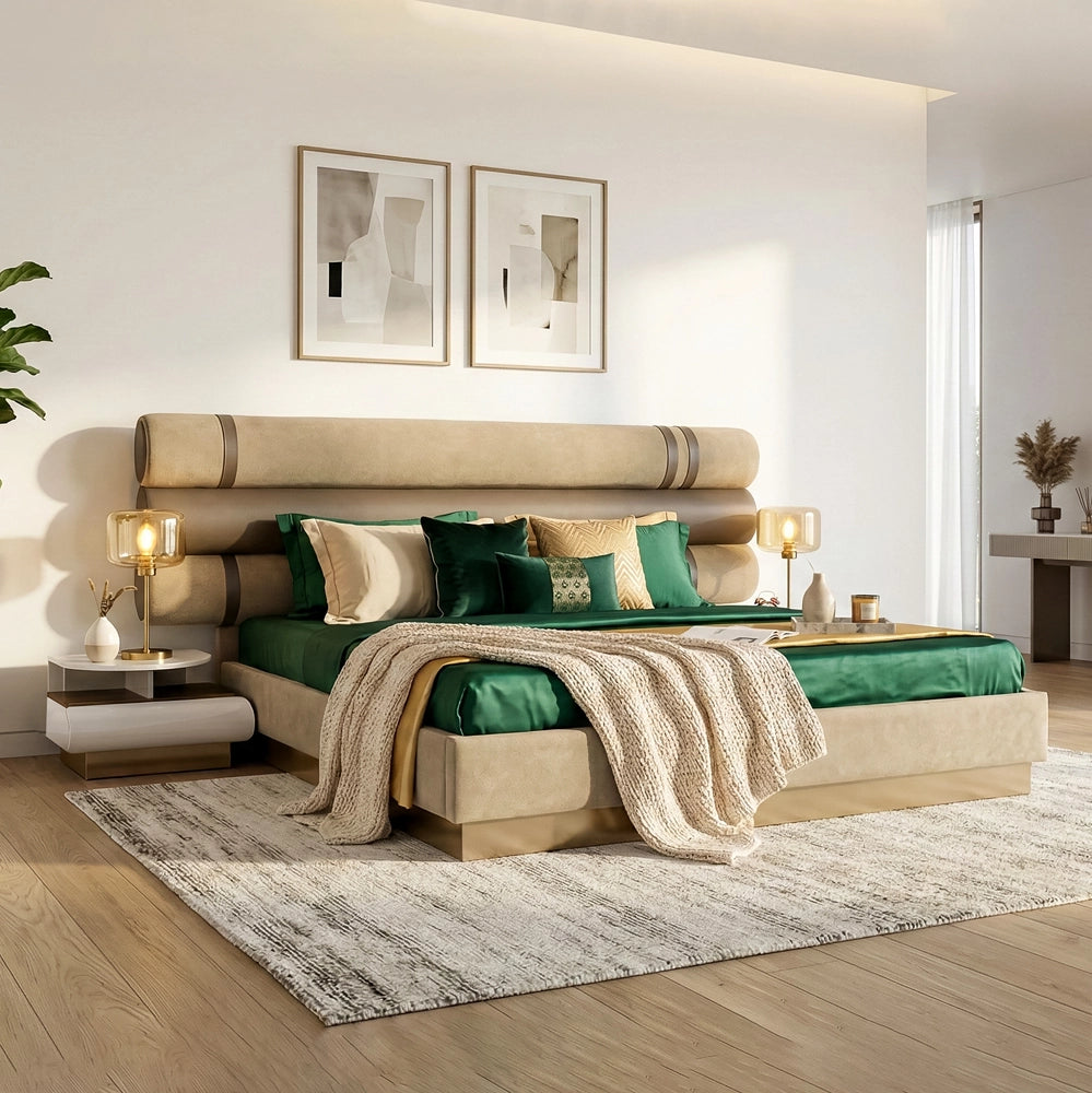Loft Bed with Side Tables