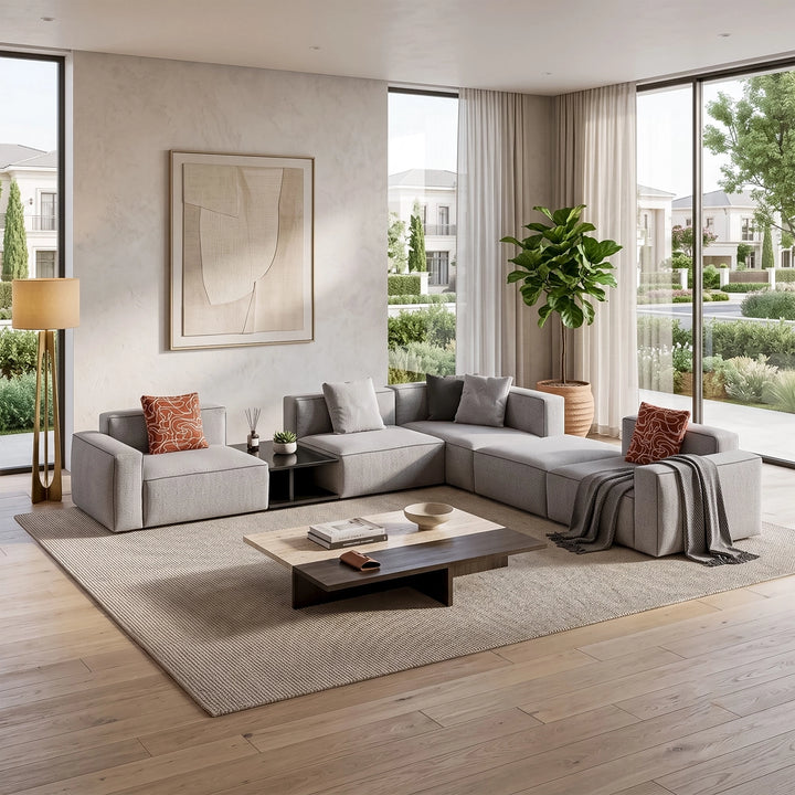 Marco Sectional Sofa with Table