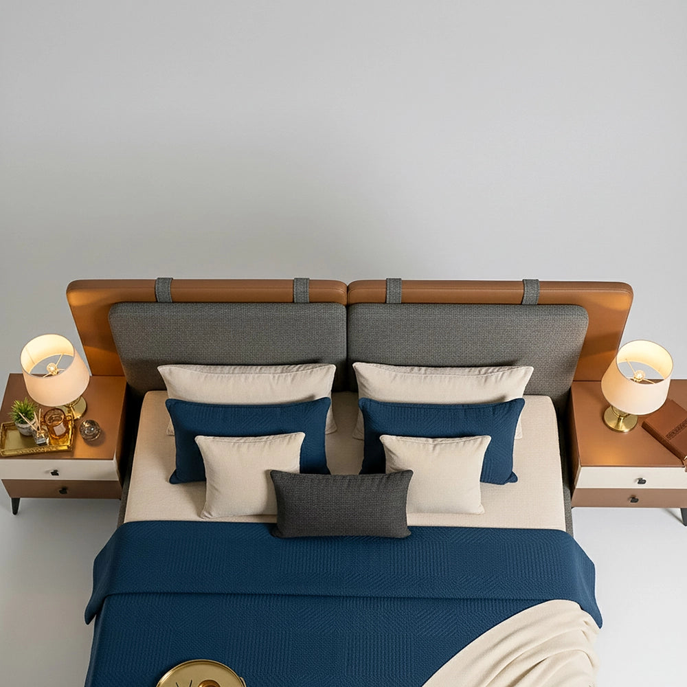 Miles Bed with Side Tables