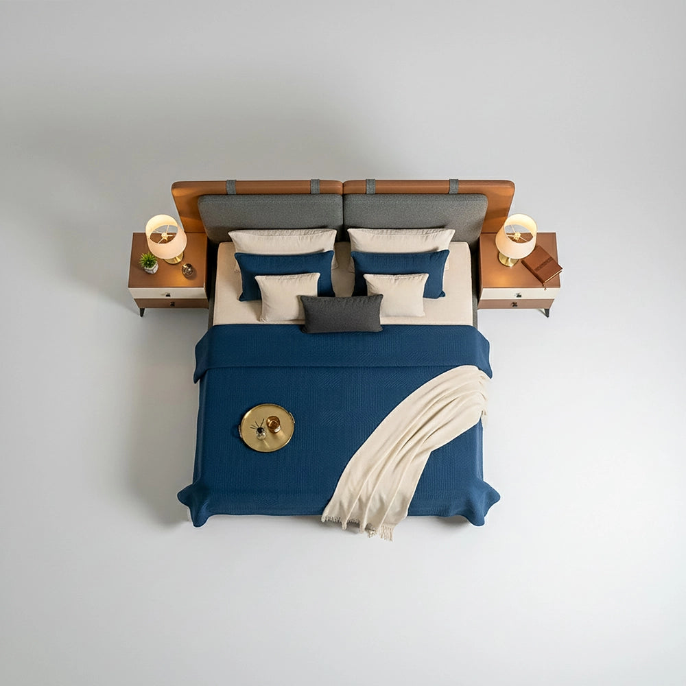 Miles Bed with Side Tables