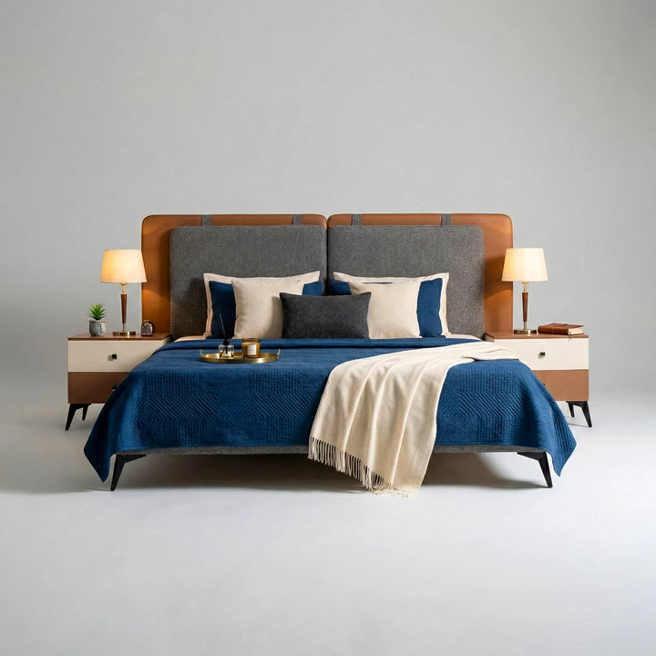 Miles Bed with Side Tables