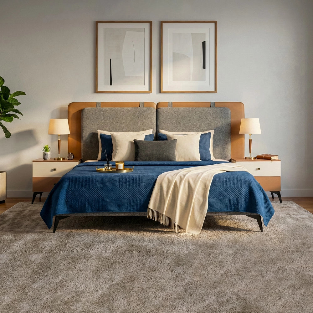 Miles Bed with Side Tables