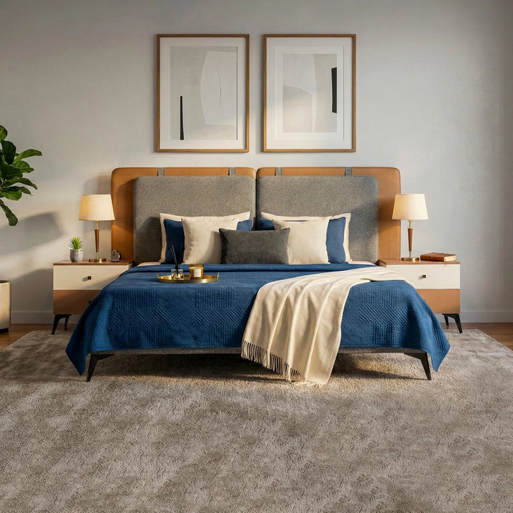 Miles Bed with Side Tables