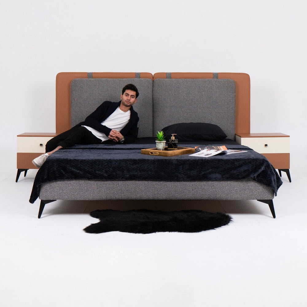 Miles Bed with Side Tables