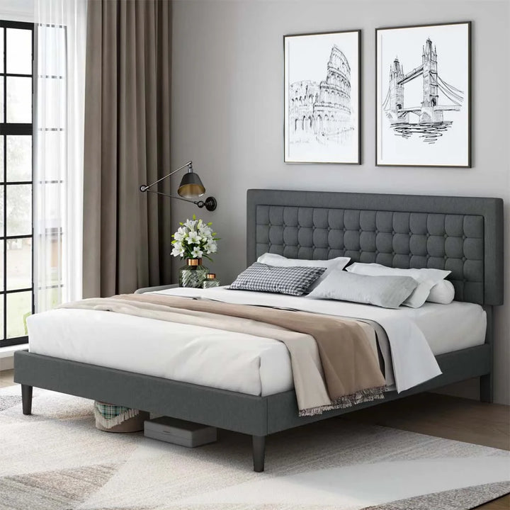 Edwin Double Bed with Side Tables