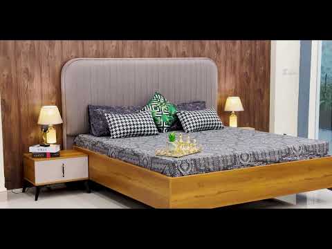 Emre Bed with Side Tables