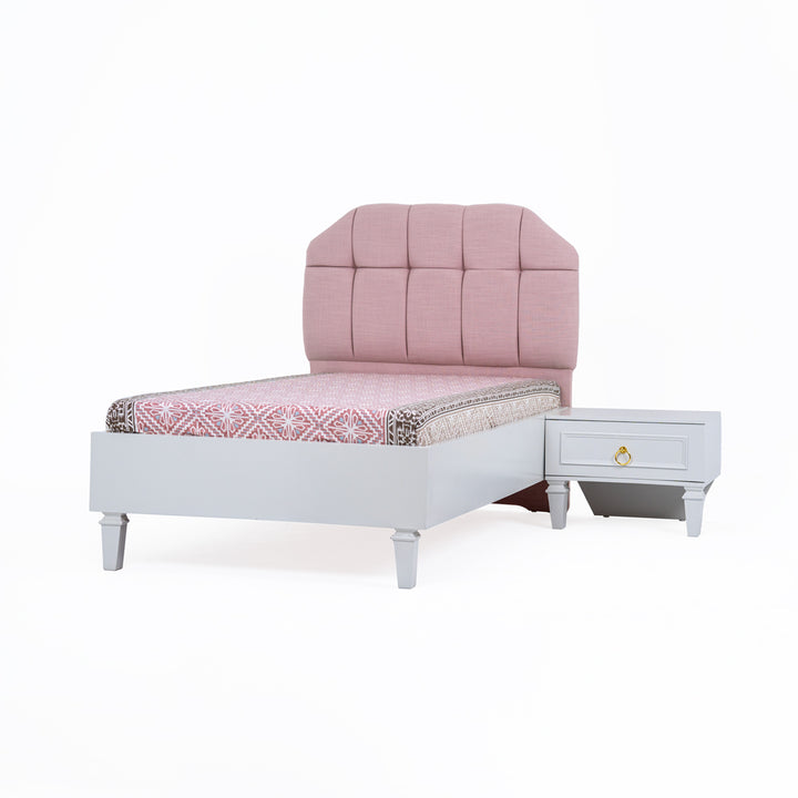 Lily Single Bed with Side Table