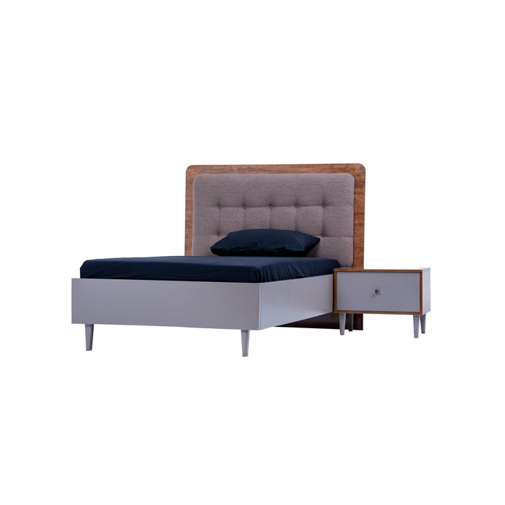 Burak Single Bed with Side Table