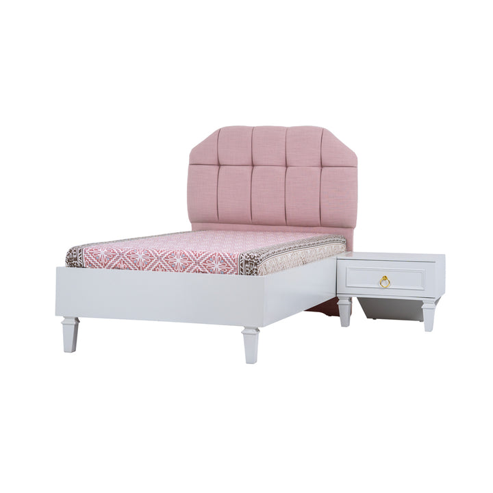 Lily Single Bed with Side Table